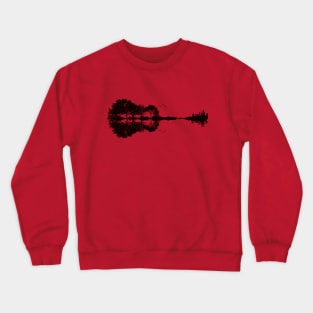 Guitar Landscape Crewneck Sweatshirt